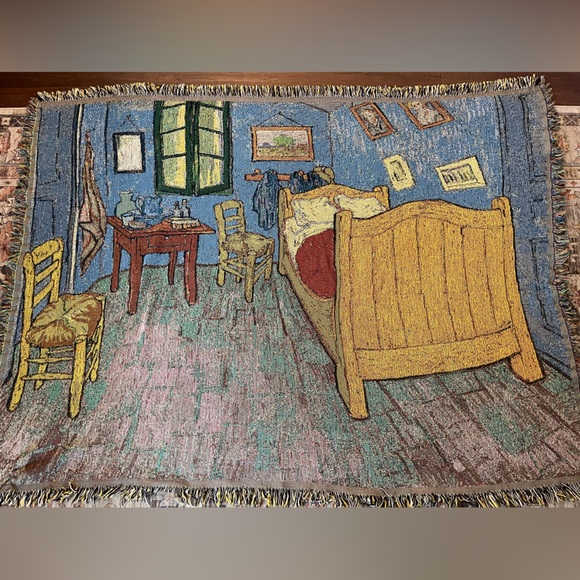Other - Vincent Van Gogh "The Bedroom" Tapestry Throw Blanket – Art Institute of Chicago